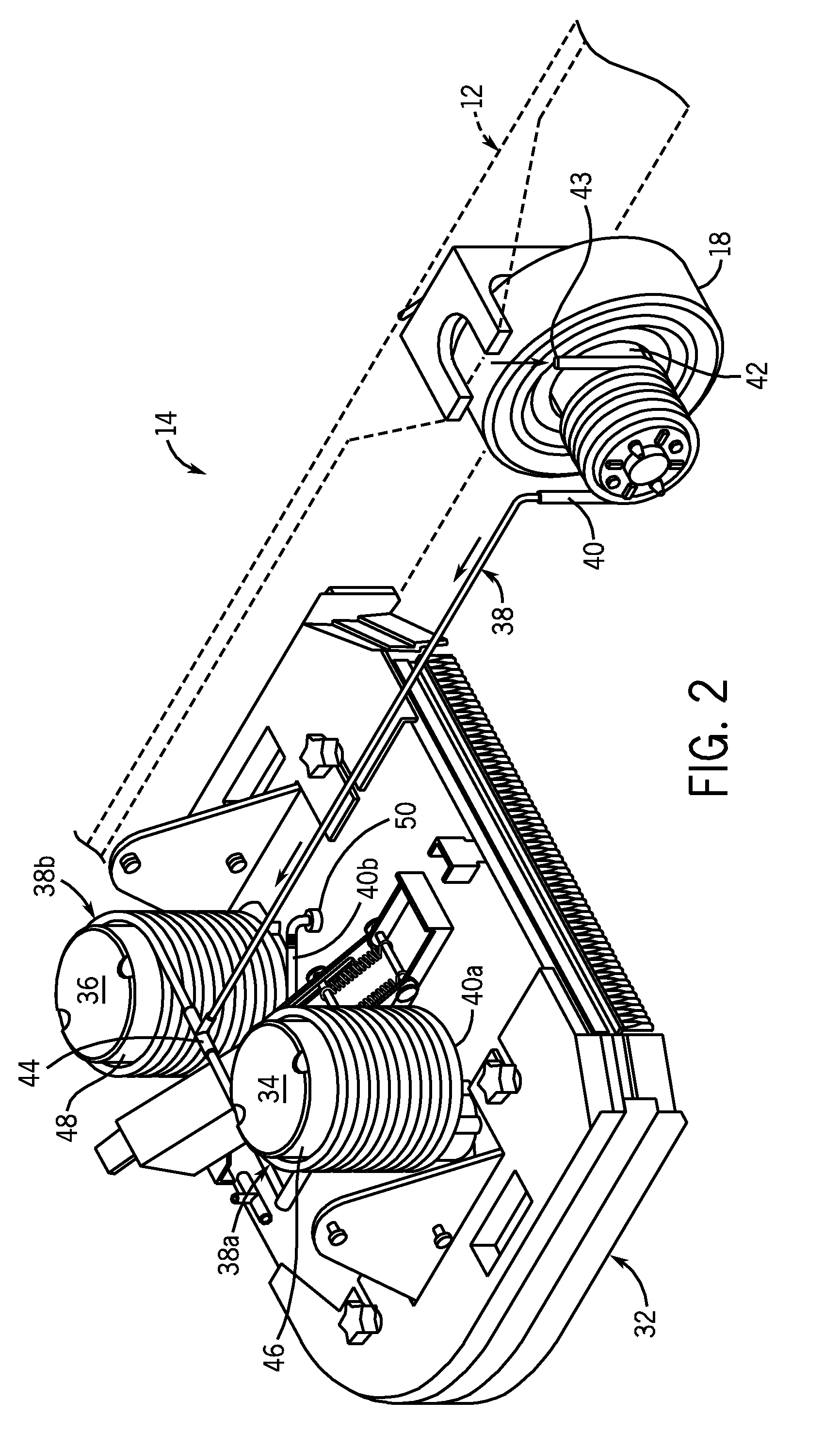 Fluid heating system for a cleaning device