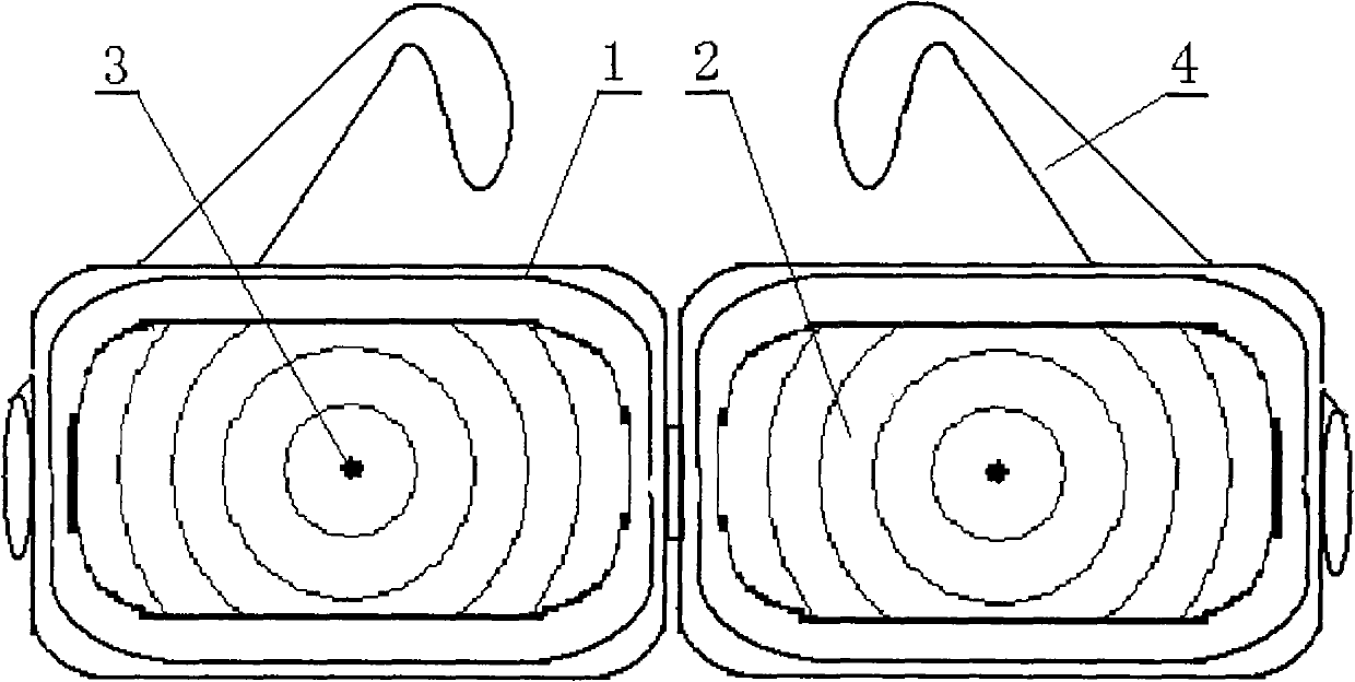 Film-coated lens with refraction correcting function