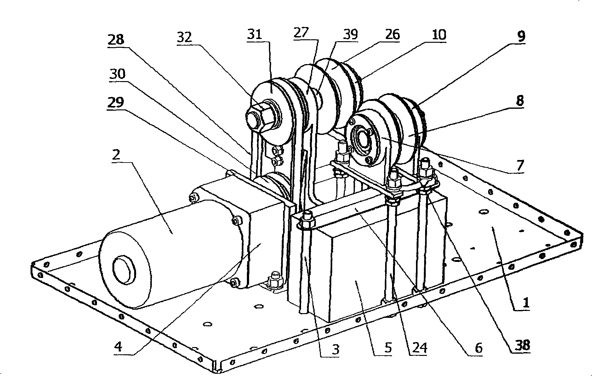 Robot for mounting anti-detour lightning lightning rod on high-tension line