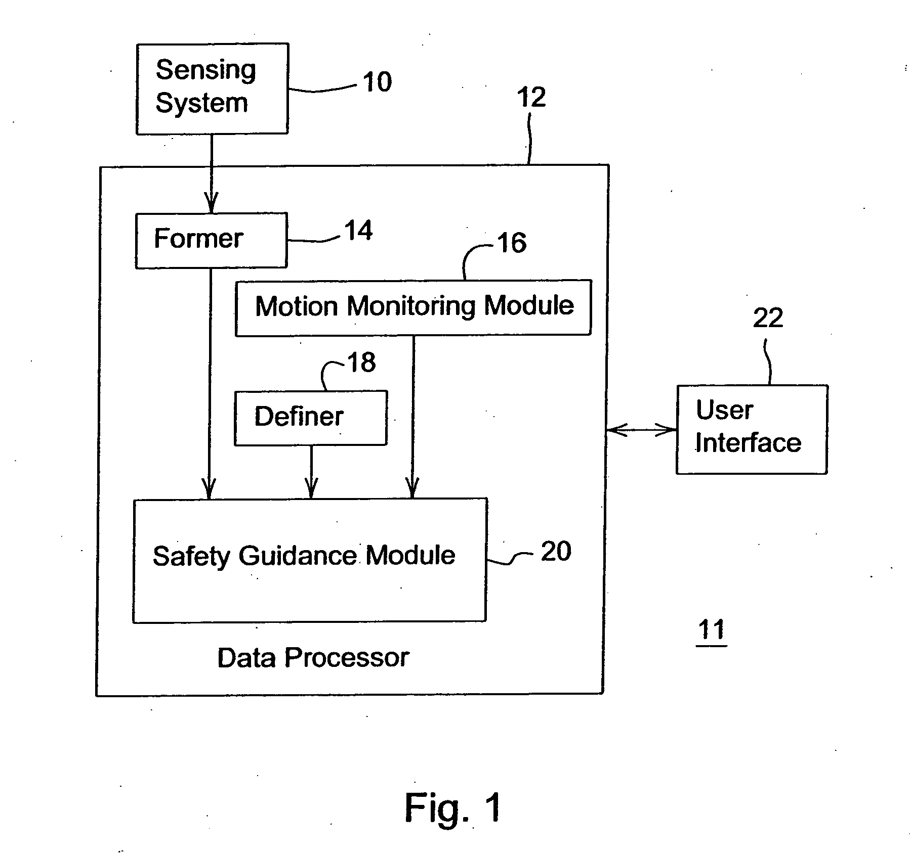 System and method for providing a safety zone associated with a vehicle