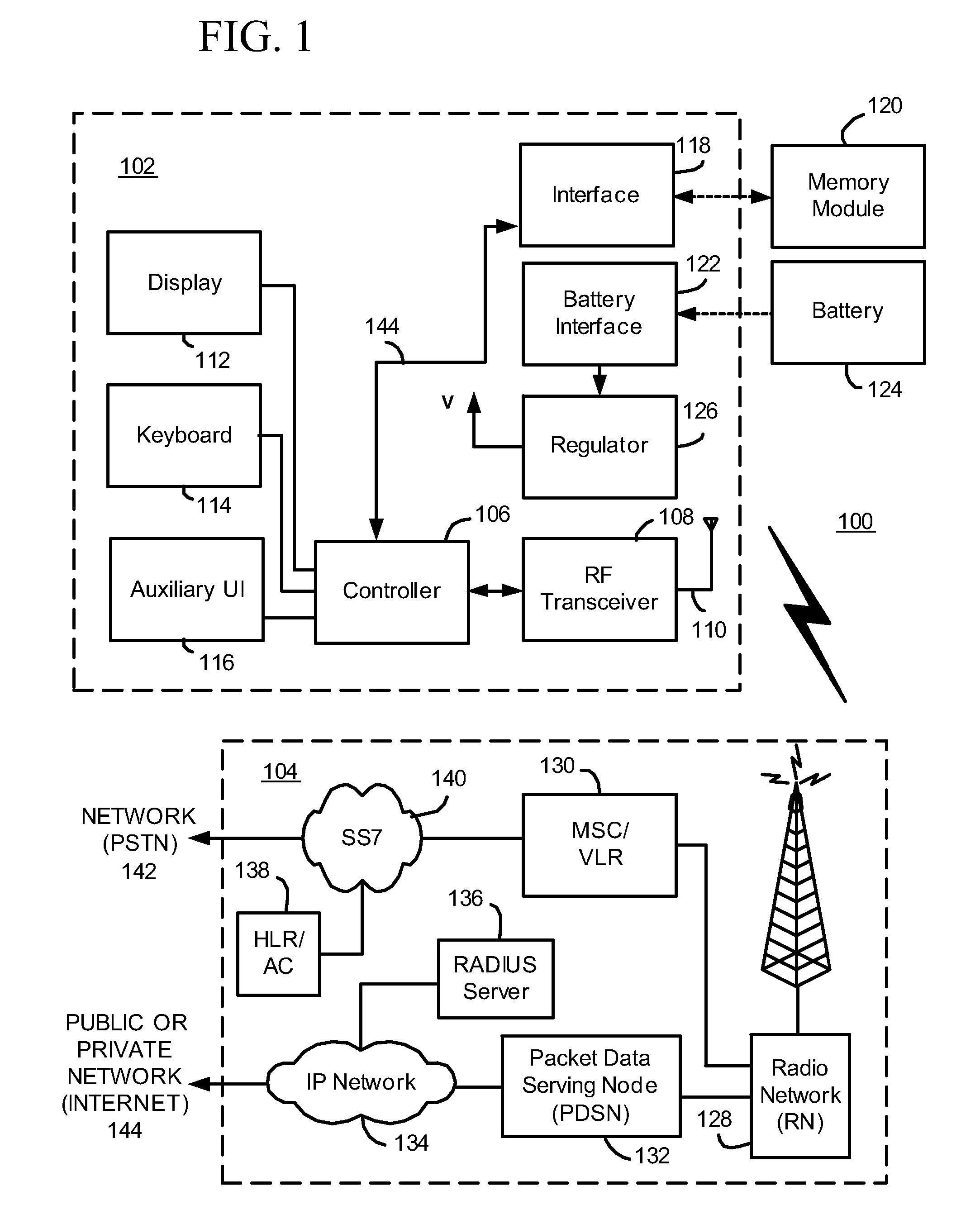 Methods and apparatus for selecting a wireless network based on quality of service (QoS) criteria associated with an application