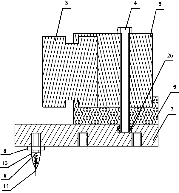 Connection line finished product die-cutting anti-adhesion device of die-cutting machine