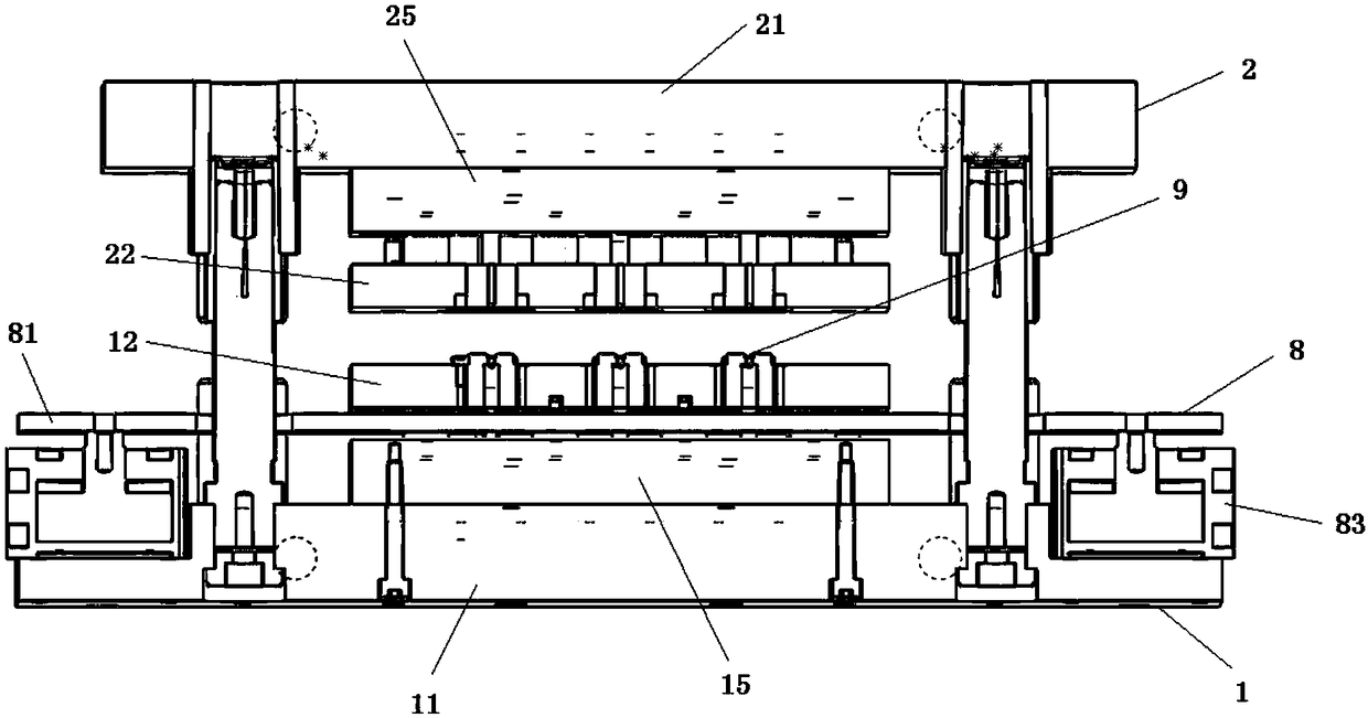 Riveting tooling and method for assembling connector hardware