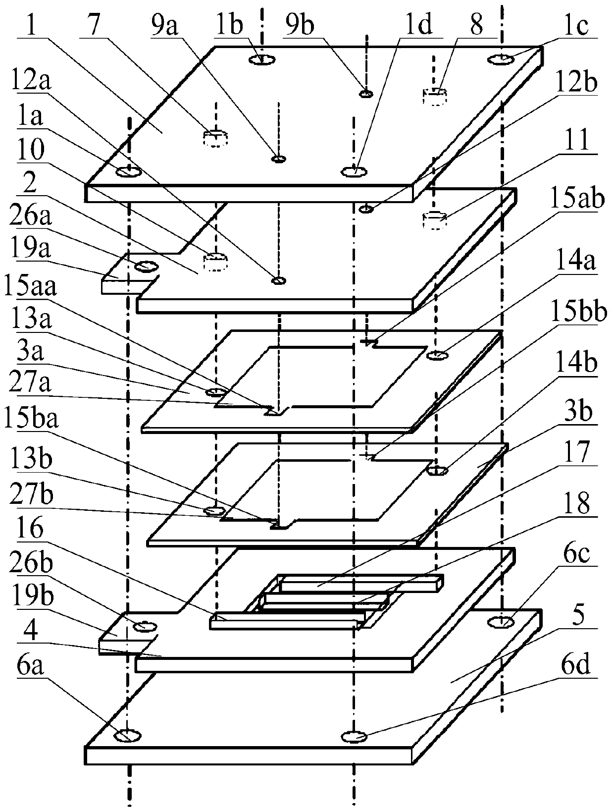 Cell stack, lithium-air secondary battery unit and assembly method thereof