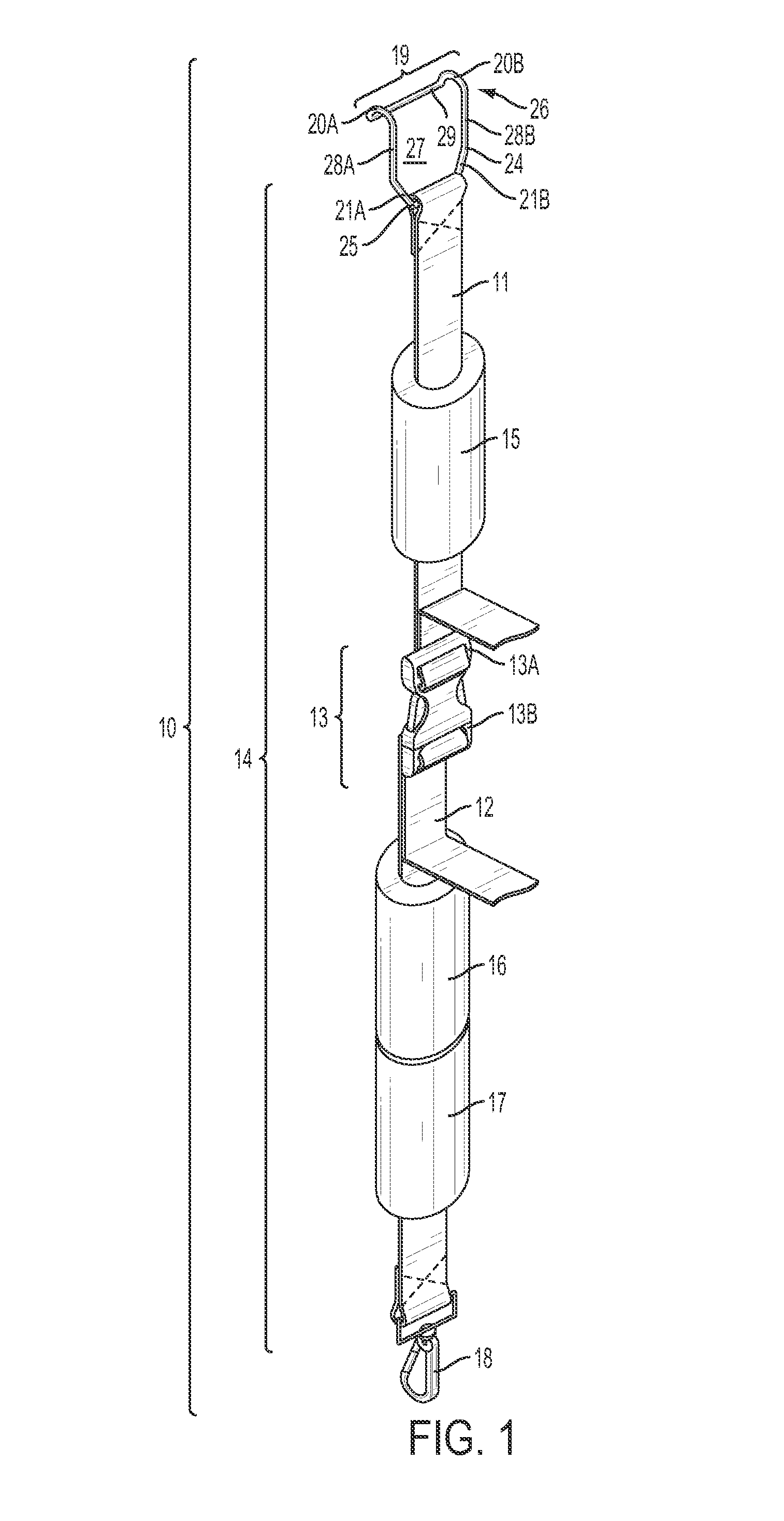 Vehicle tie-down device for hauling a load
