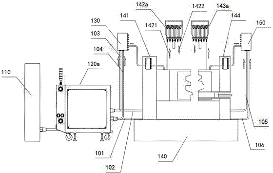 A high pressure water cooling device