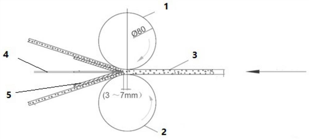 Preparation method of rubber floor containing colored rubber particles and rubber floor