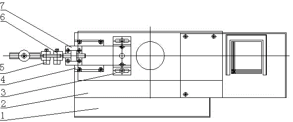 Special powder conveying device for powder forming machine and work process of special powder conveying device