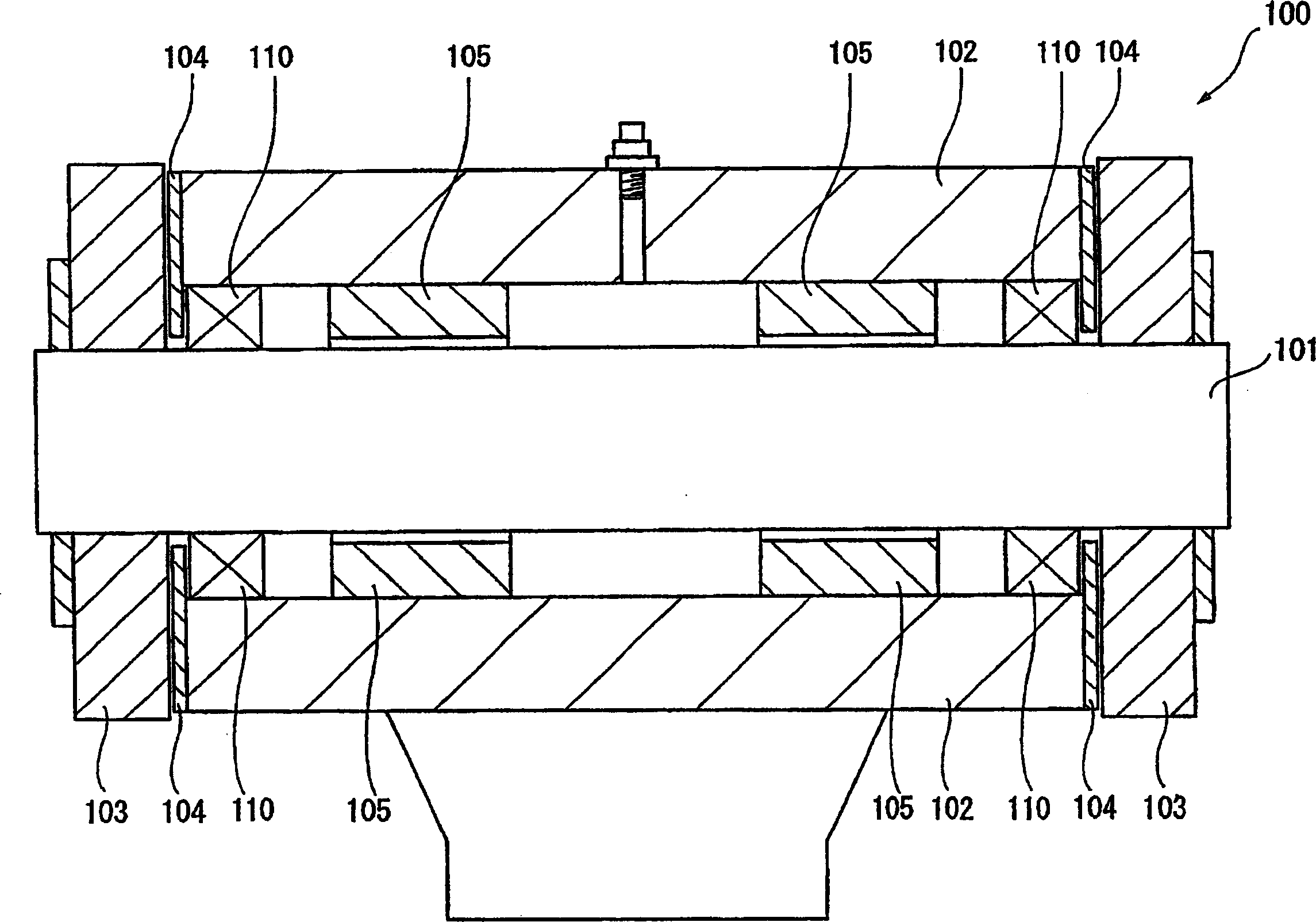 Bearing seal and swing device