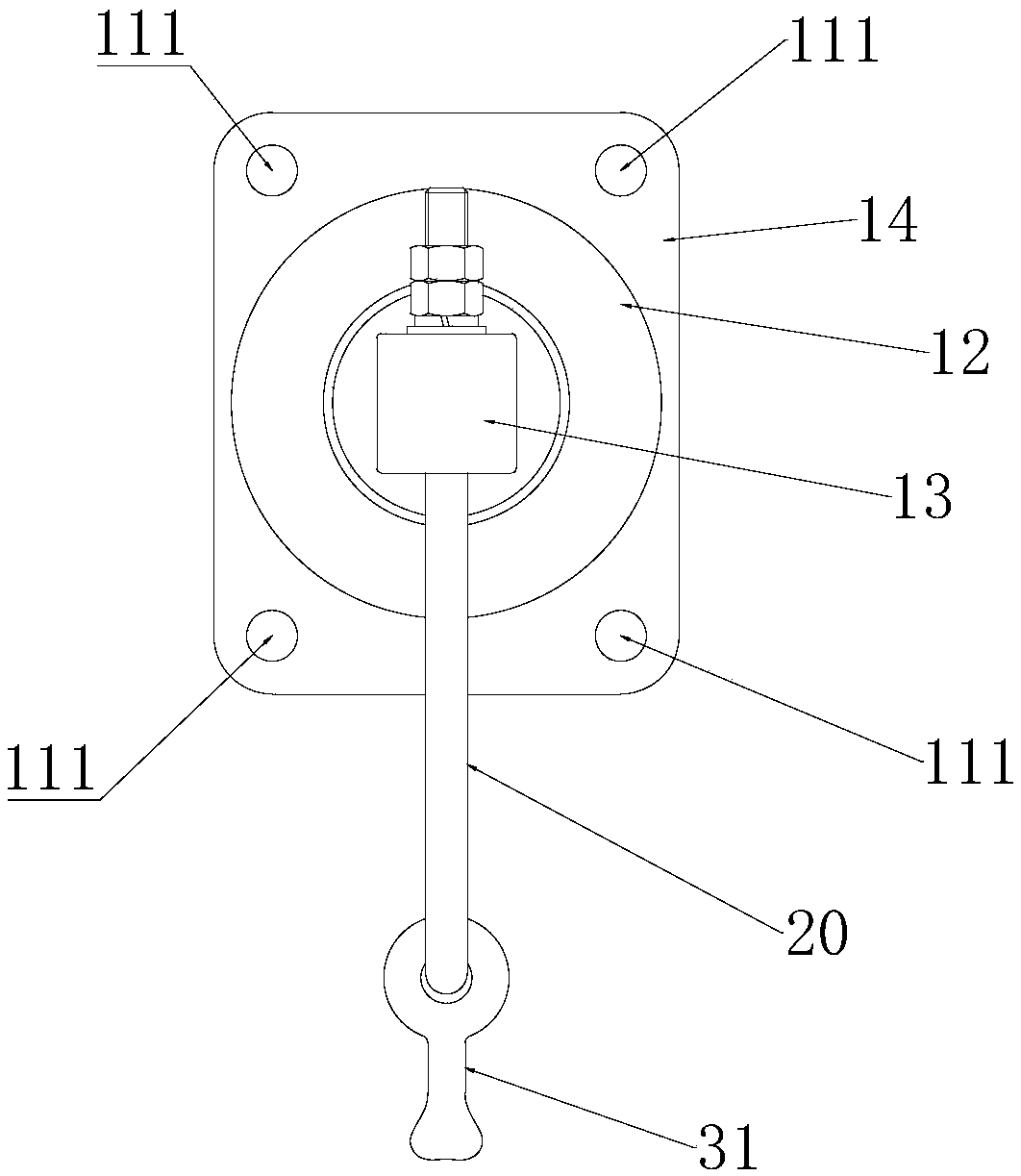 Overhead line system additional wire suspension device and overhead line system strut device