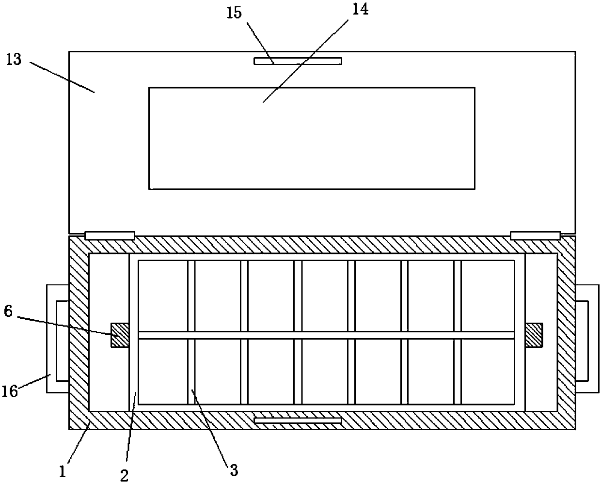 Storage device for beautifying equipment