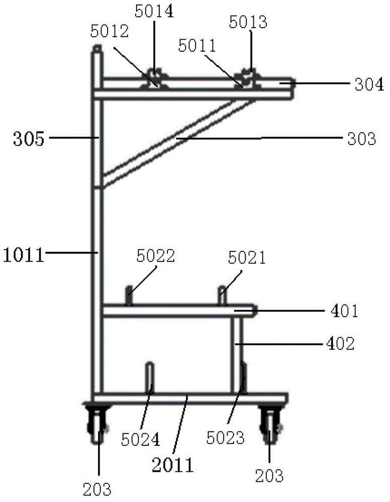 Automobile side wall flowing instrument