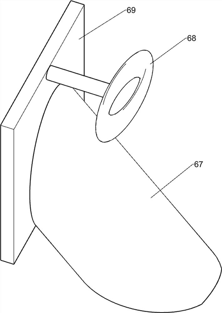 Oncomelania tail removing device