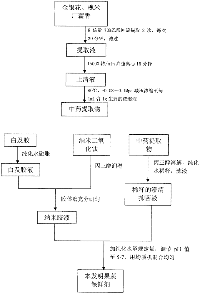 Fruit and vegetable fresh-keeping agent and preparation method thereof