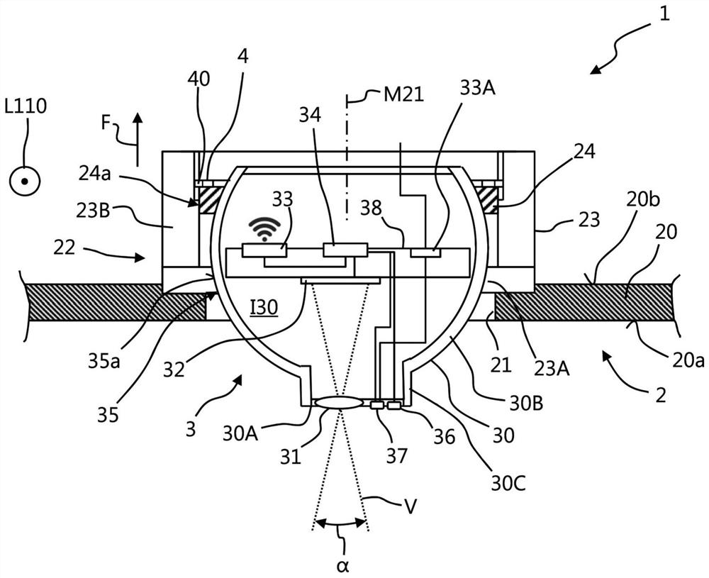 Camera module and system for surveillance of a passenger cabin of an aircraft, and aircraft