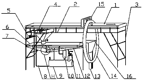 Sludge and wastewater recovery device for belt conveyor cleaning