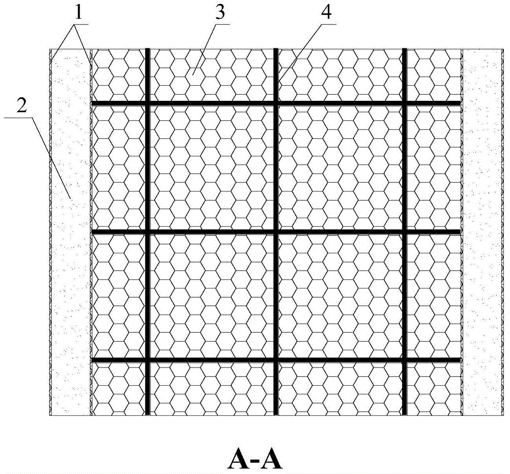 Novel building material of fiberglass composite structure, production device and production method