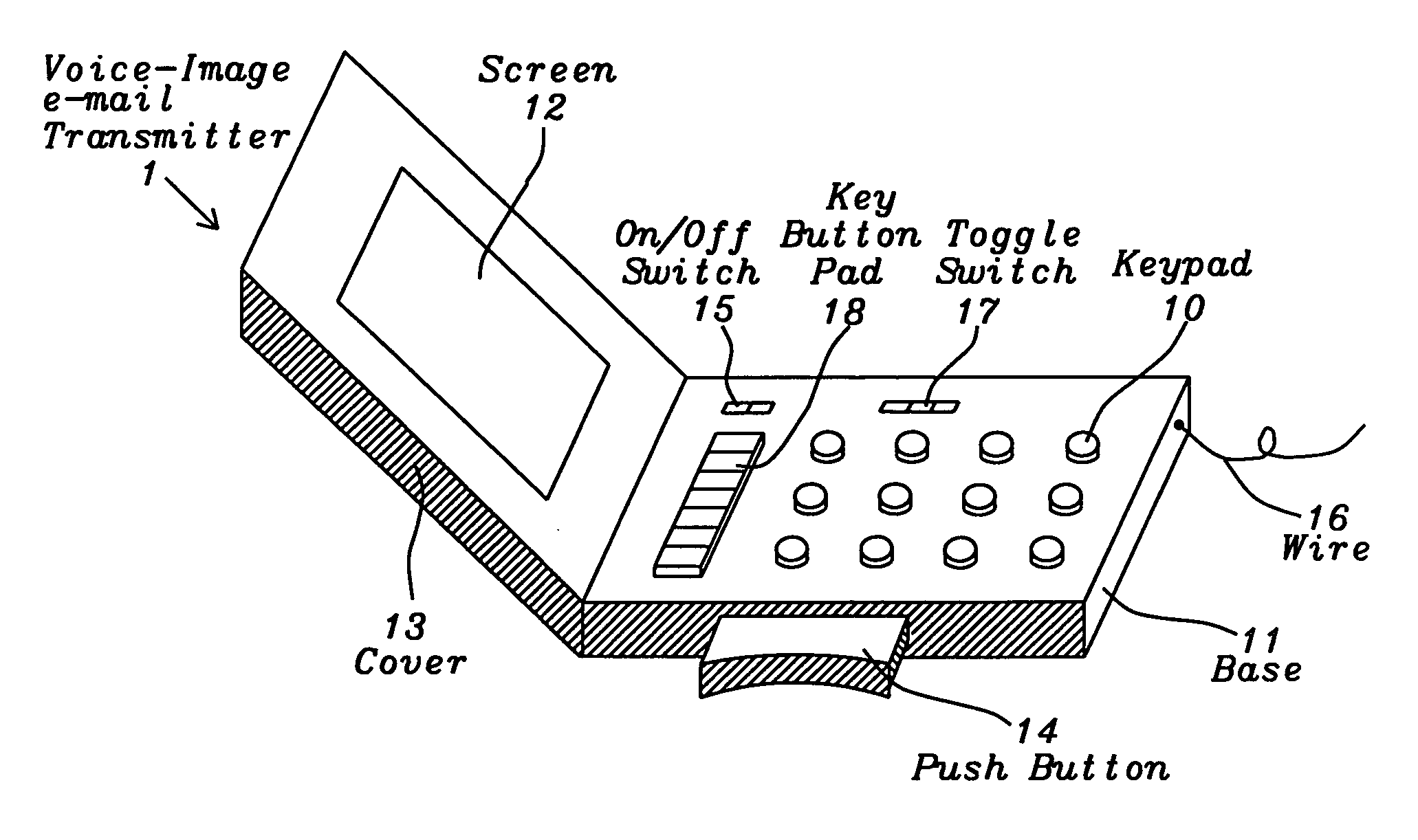System and method for the emergency voice and image e-mail transmitter device