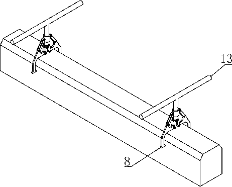 Construction method applying lifting clamp hook