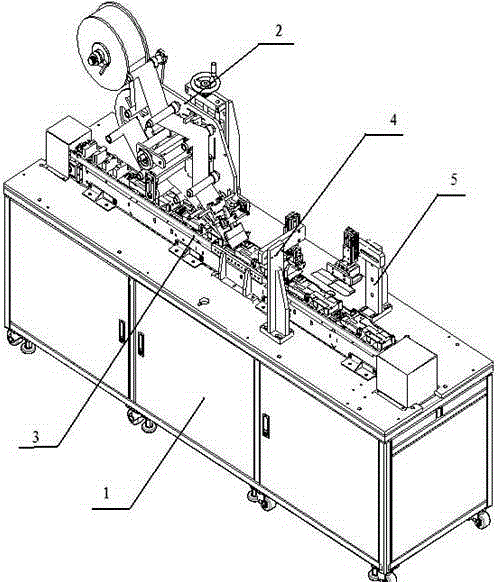 Chain transmission type automatic film sticking machine and film sticking process thereof