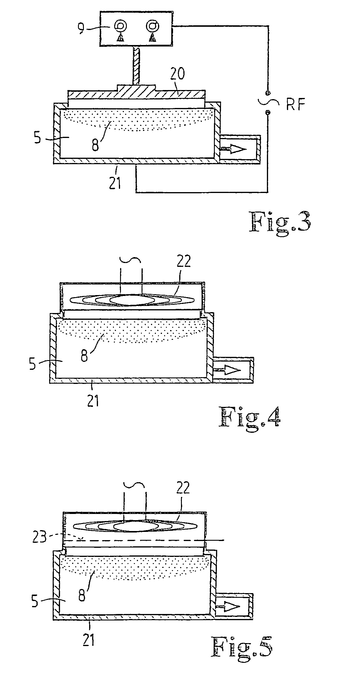 Method and device for sterilizing containers