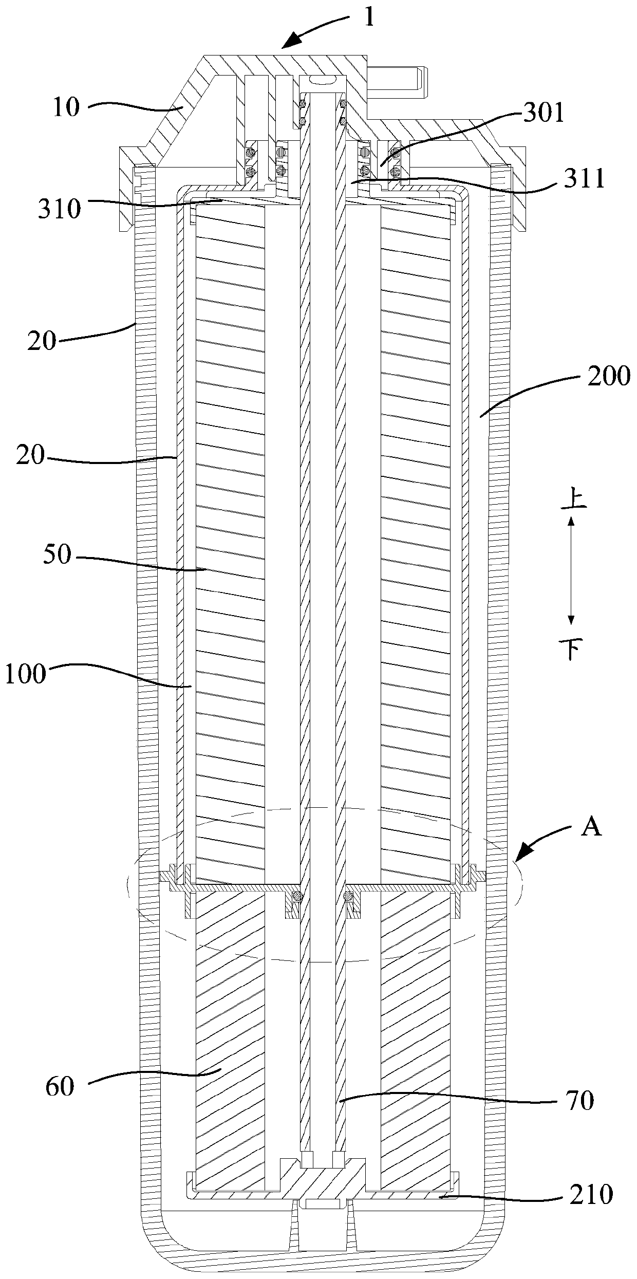 Composite filter element and water purification equipment