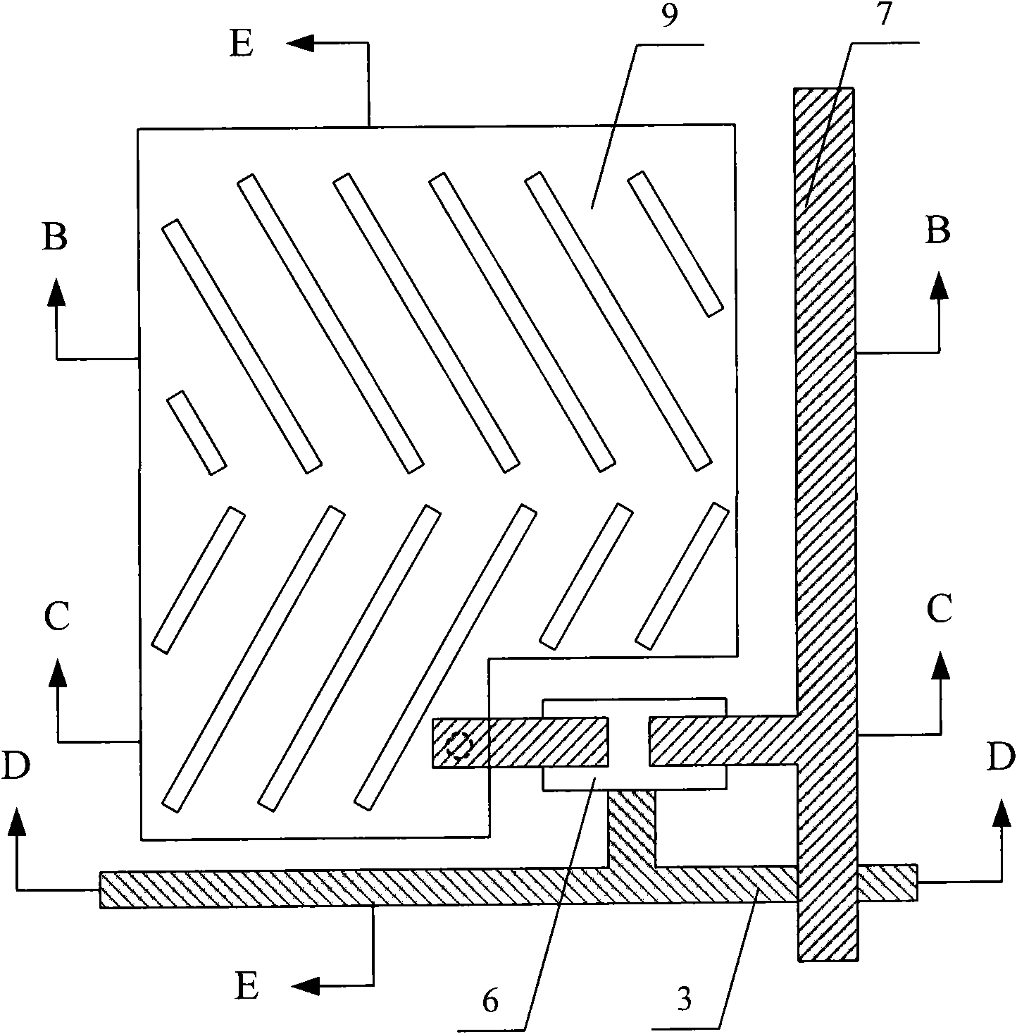 Array substrate of liquid crystal display device