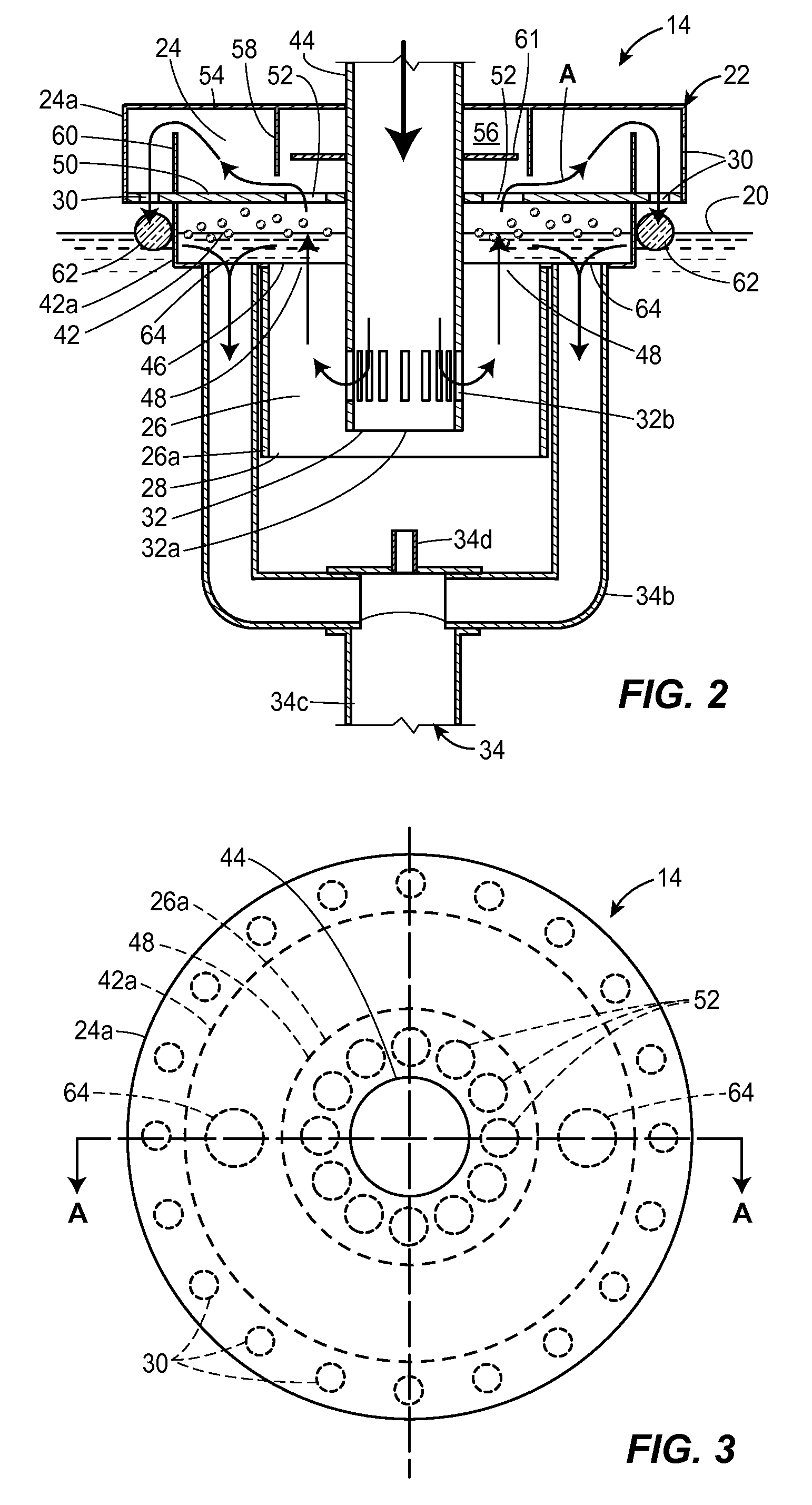 Fluid evaporator for an open fluid reservoir