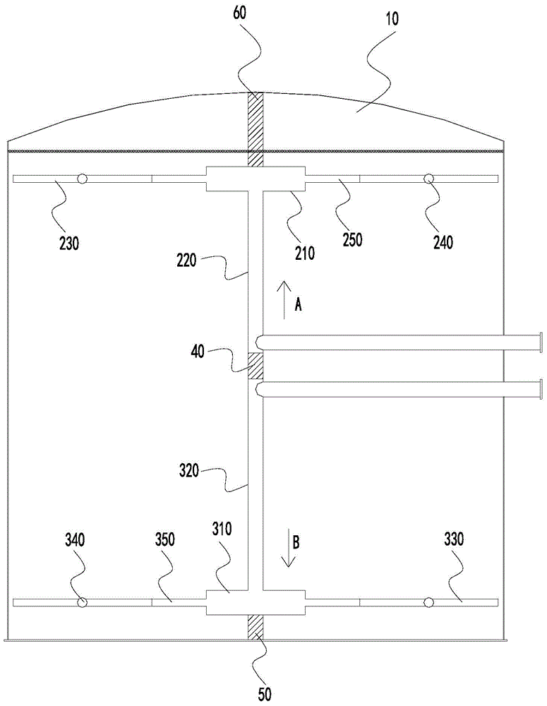 Water distribution device of water cold accumulation system