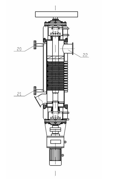 High-viscosity rapid drying machine