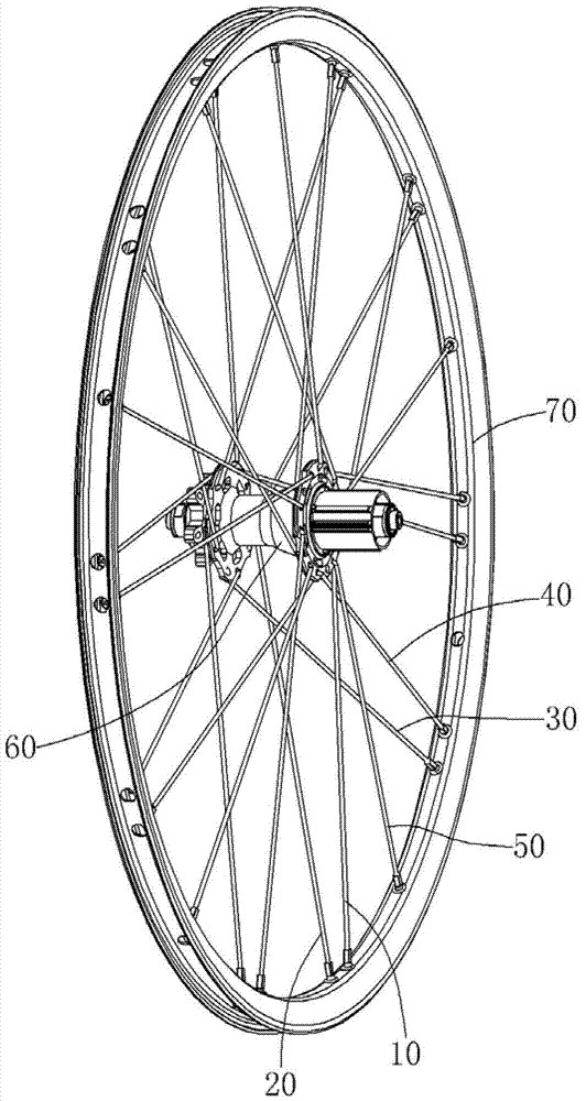 Bicycle wheel rim structure