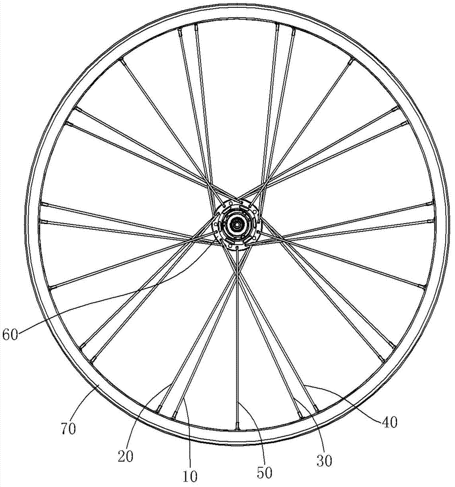 Bicycle wheel rim structure