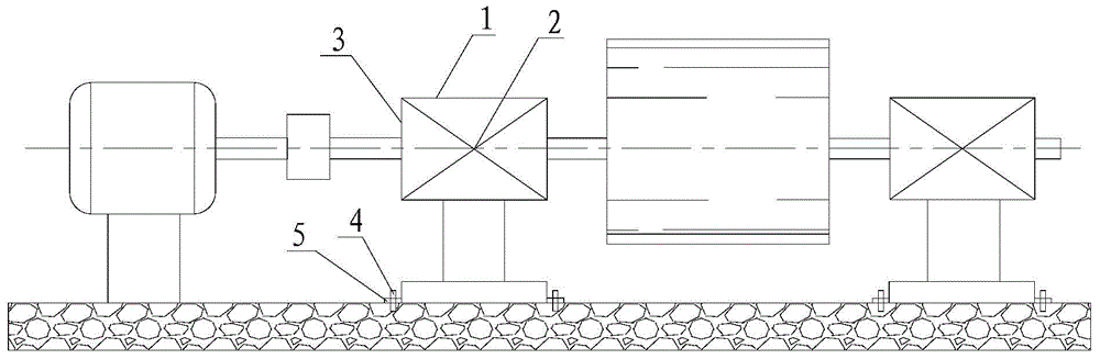 Diagnosis method for large axial vibration of bearing pedestal due to foundation loosening