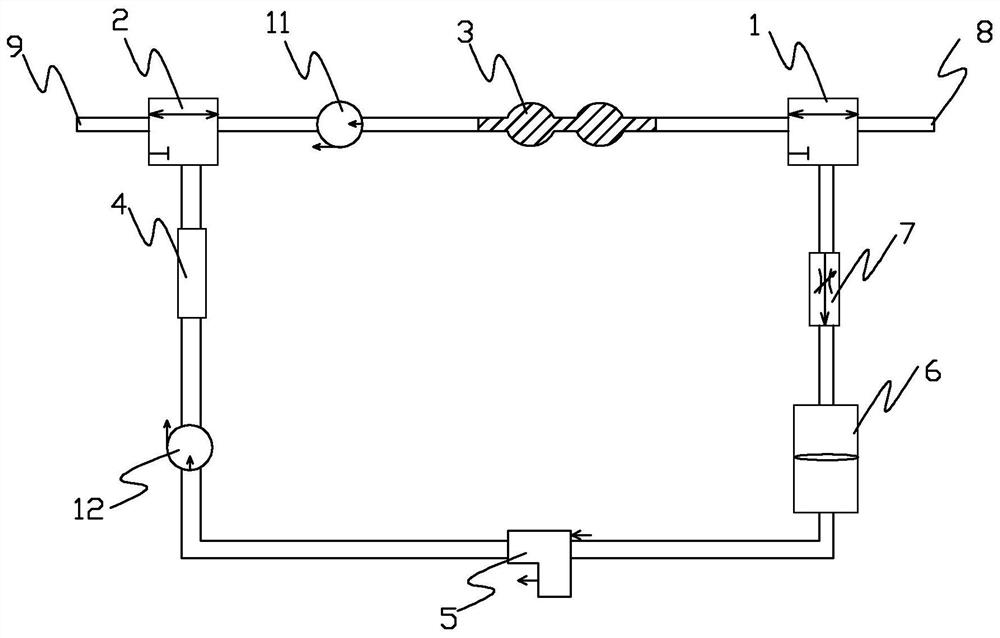 Monitoring system and monitoring method for continuous on-line observation of trace gas mercury