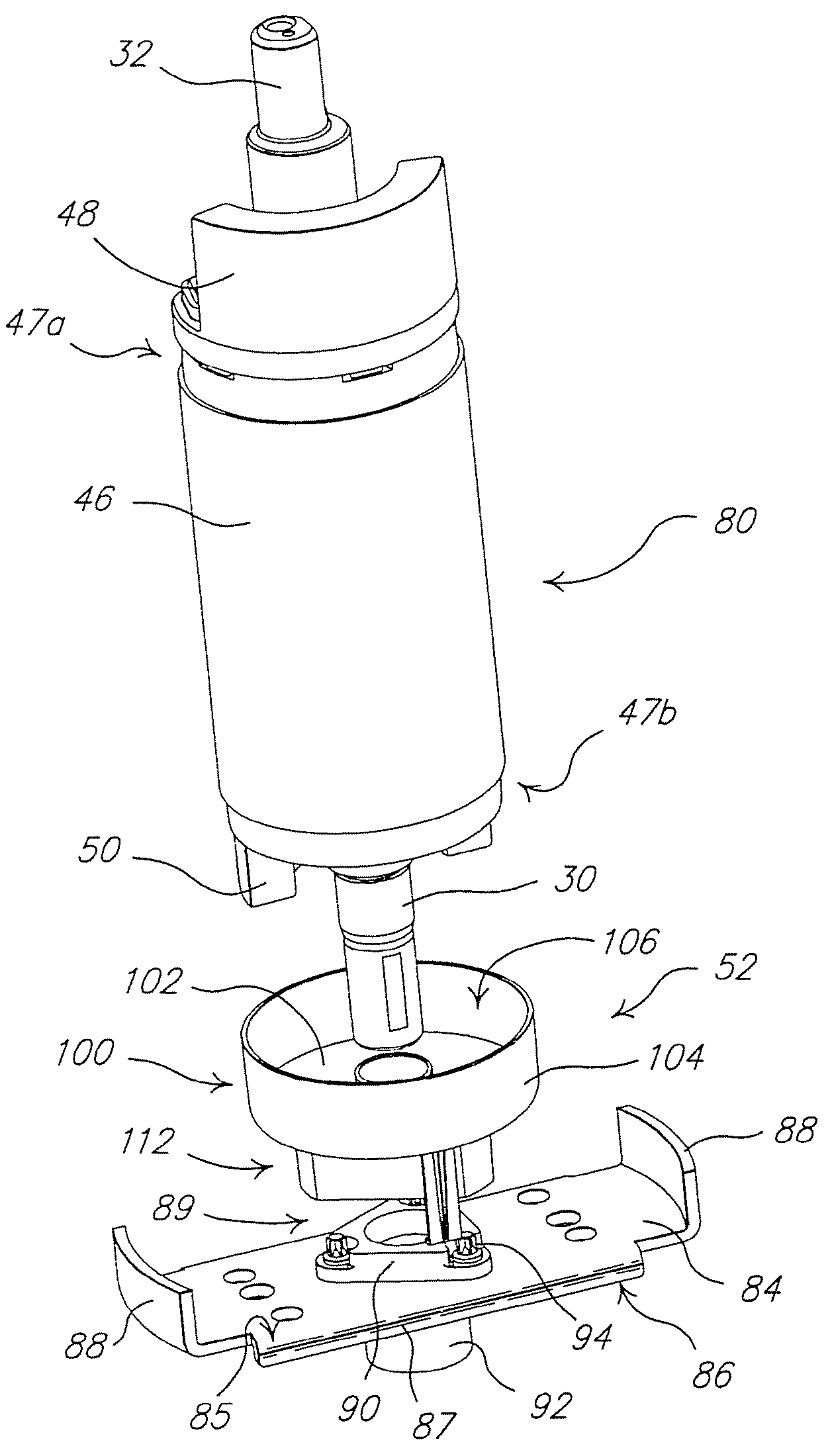 Compressor having a lubrication shield