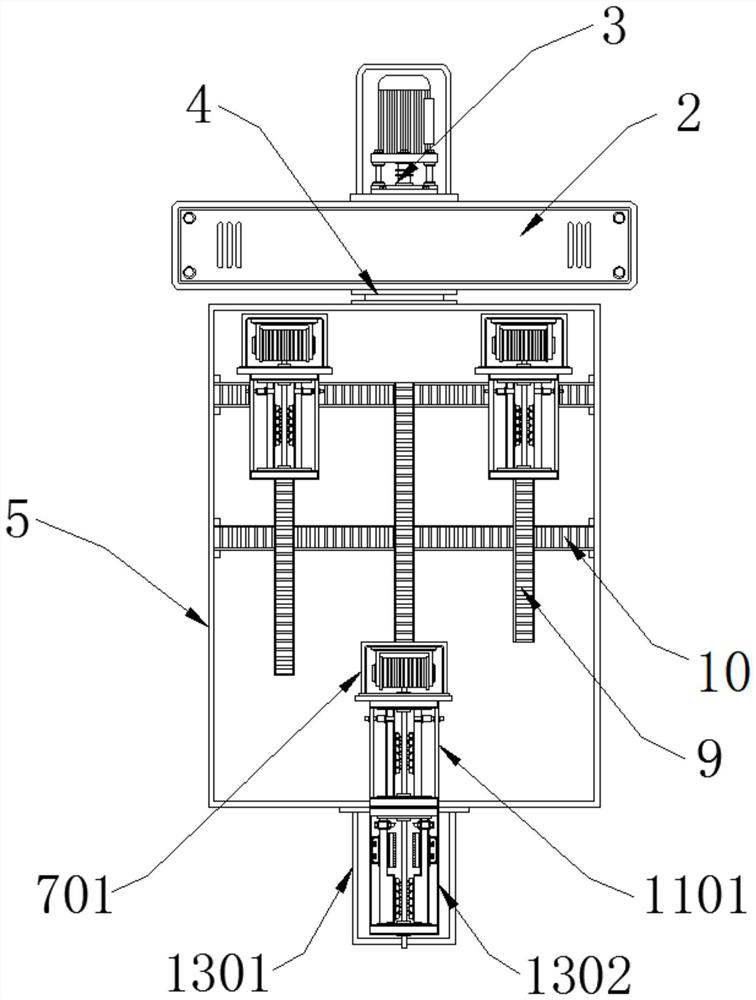 Line position-adjustable yarn conveying equipment for large-scale spinning