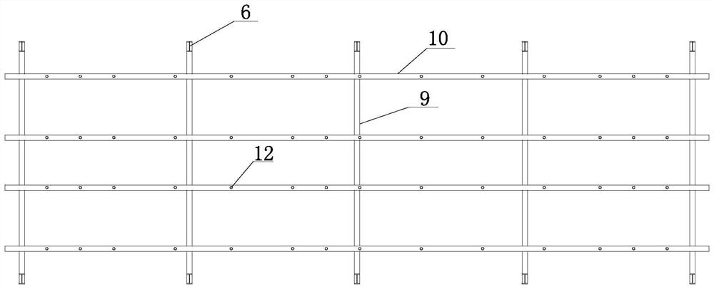 Design and construction method of temporary gate-type channel for building