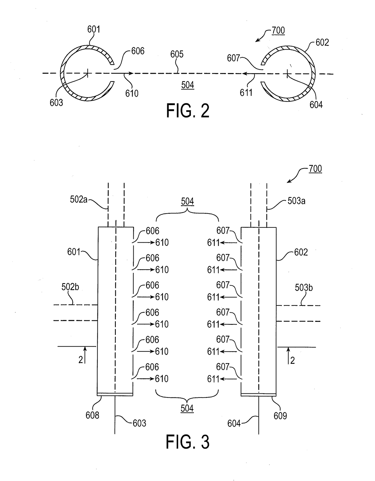 Method and apparatus for static mixing of multiple opposing influent streams