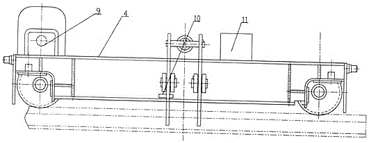 Anchoring device for crane