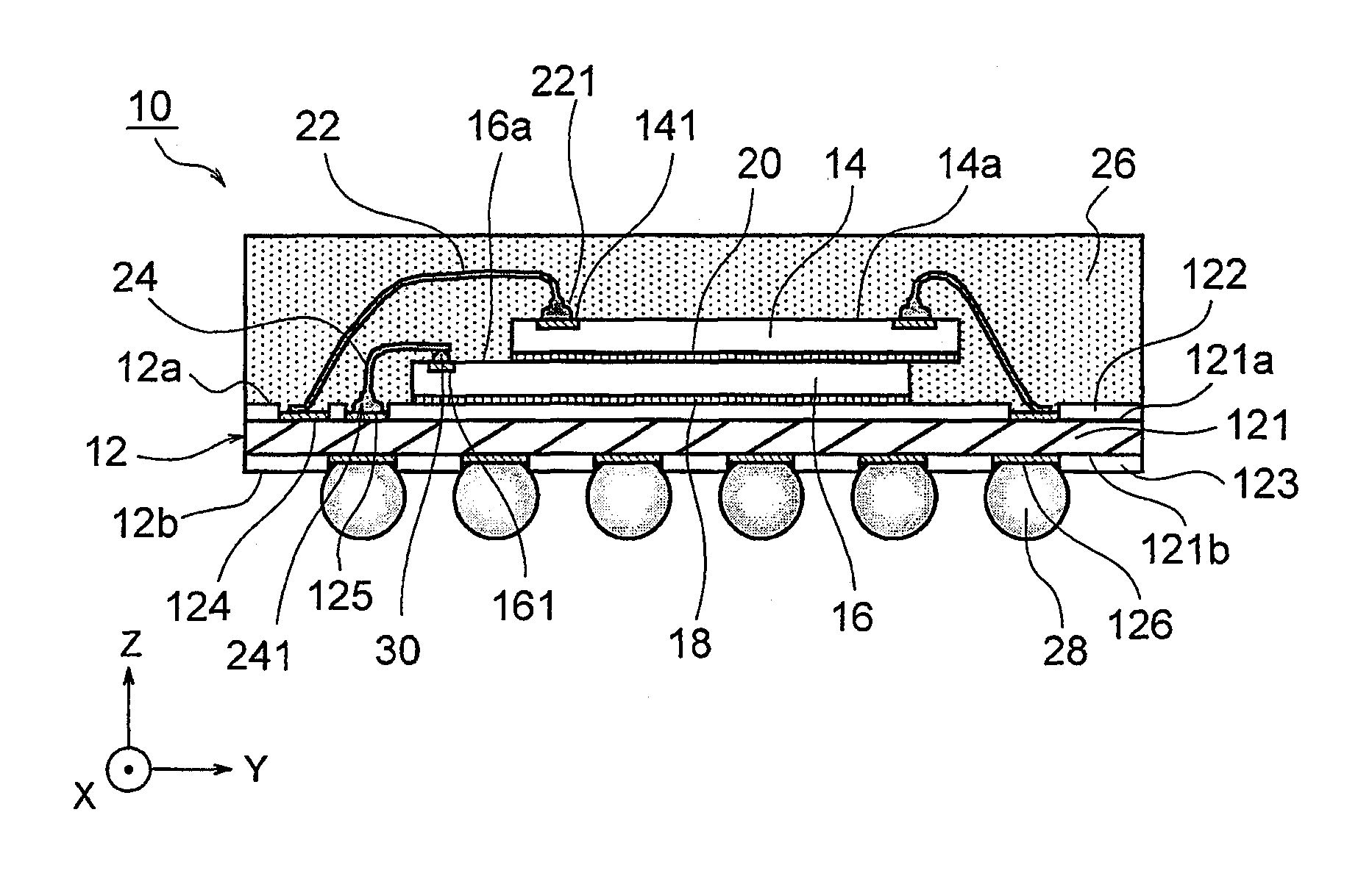 Semiconductor device reducing risks of a wire short-circuit and a wire flow