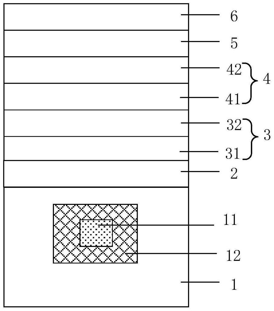 Si-based AlGaN/GaN HEMT based on wrapping buried layer and diffusion barrier layer and preparation method