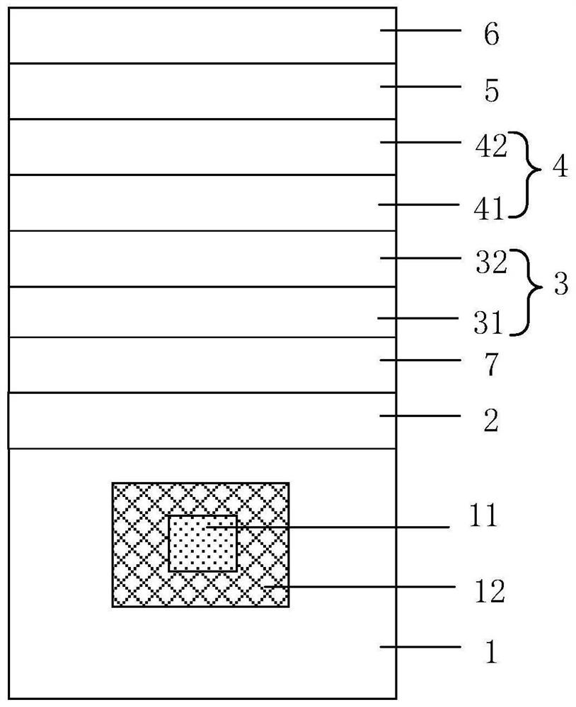 Si-based AlGaN/GaN HEMT based on wrapping buried layer and diffusion barrier layer and preparation method
