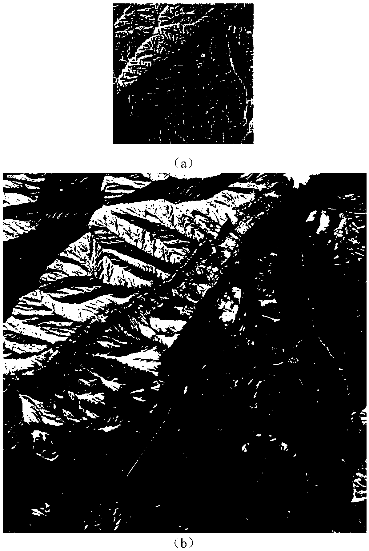 A large-scale difference image feature point matching method based on a deformation space pyramid