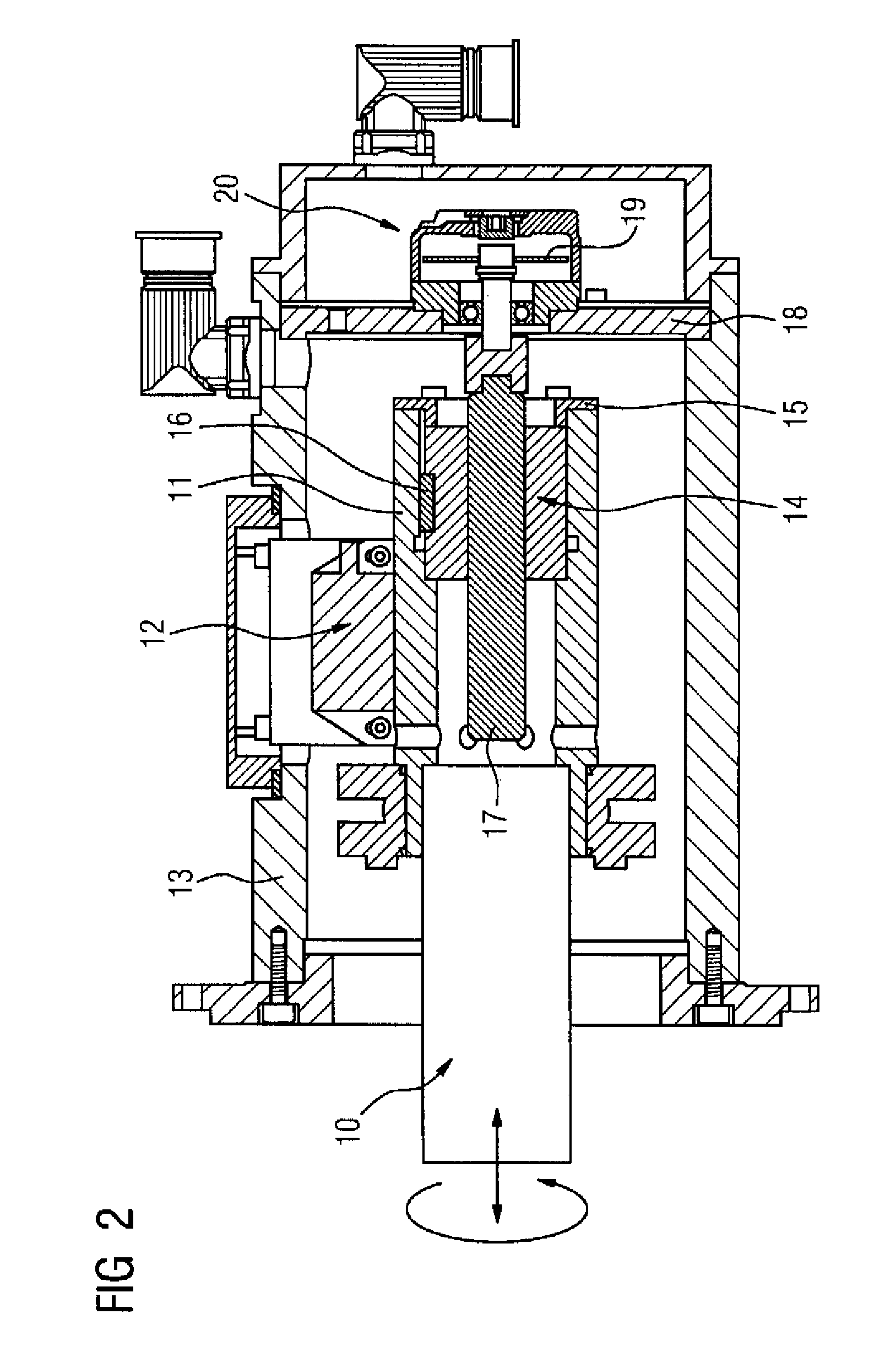 Measuring system for detecting a rotary-linear displacement and corresponding rotary-linear drive