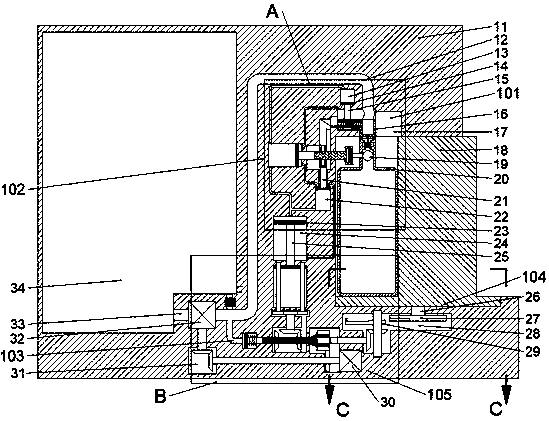 Small high-concentration liquid oxygen quantitative distribution device