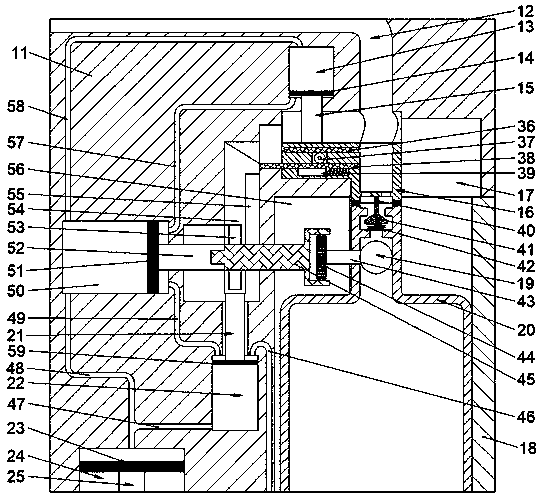 Small high-concentration liquid oxygen quantitative distribution device