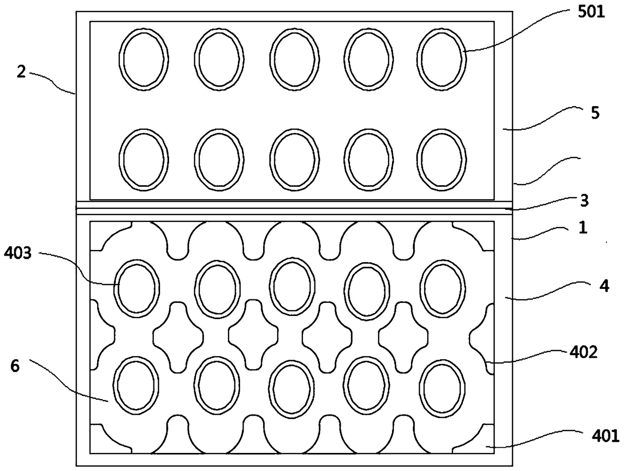 Anti-breaking egg packaging box