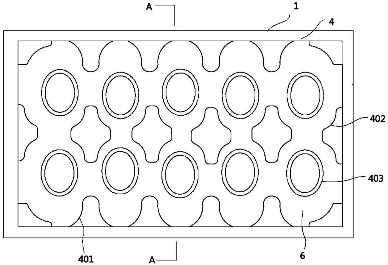 Anti-breaking egg packaging box