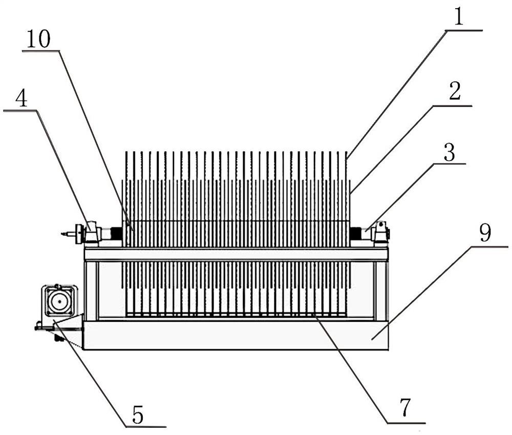 Online automatic cleaning electrostatic dust collector