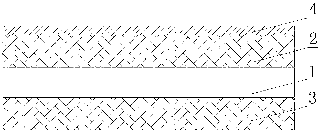 Nanometer encapsulated halogen-free flame-retardant material and preparation method thereof